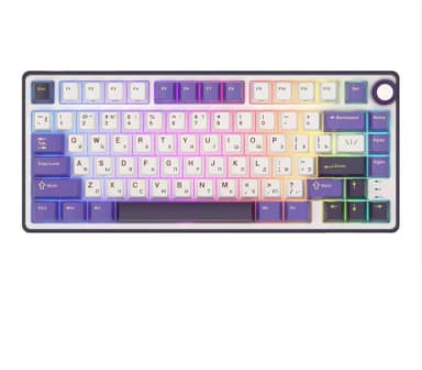 Клавіатура дротова Royal Kludge R75 Purple зображення товару