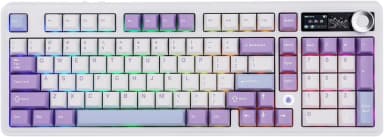 Клавіатура бездротова Ajazz AK980 Clear Sky Switch Purple зображення товару