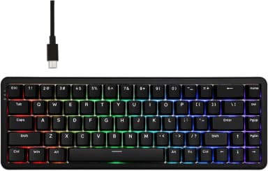 Ігрова Клавіатура AJAZZ AK680 MAX Black Магнітні світчі. Дротова 8000Hz/s. RGB Підсвічування, Switch 0.1mm. Rapid Trigger зображення товару