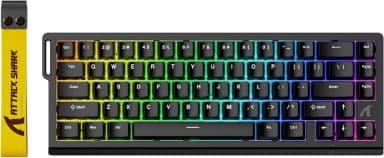 Клавіатура ATTACK SHARK X68 HE Чорна Magnetic Switch. З Підтримкою HOT-SWAP зображення товару