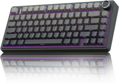 Ігрова Безпровідна Клавіатура AULA F75 Black зображення товару
