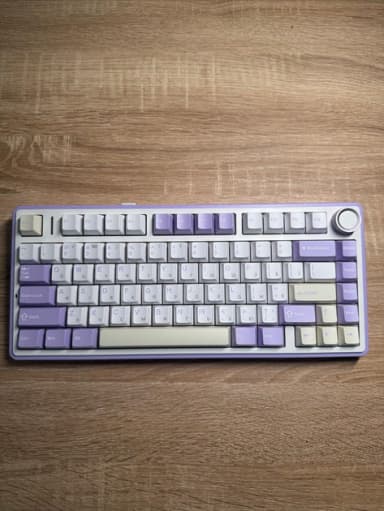 Ігрова Безпровідна Клавіатура AULA F75 Purple ENG/UKR зображення товару