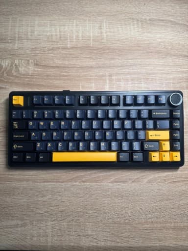 Ігрова Безпровідна Клавіатура AULA F75 Thunder Black ENG/UKR зображення товару