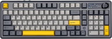 Клавіатура бездротова Ajazz AK980 Grey Clear Sky Switch зображення товару